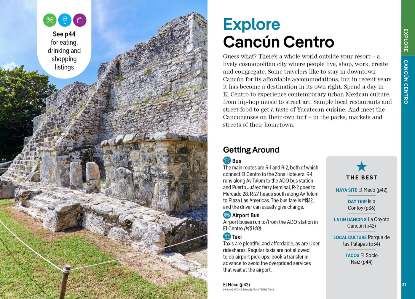 Lonely Planet Pocket Cancun & the Riviera Maya inside page 9