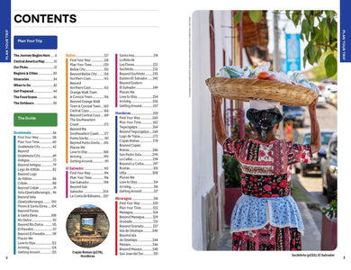 Lonely Planet Central America inside page 1