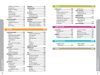 Lonely Planet Czech Phrasebook & Dictionary inside page 2