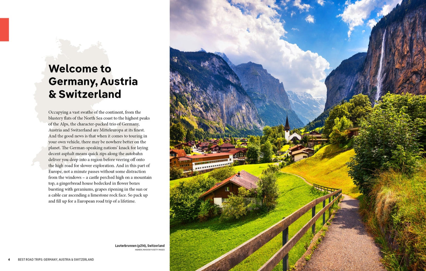 Lonely Planet Best Road Trips Germany, Austria & Switzerland inside page 1