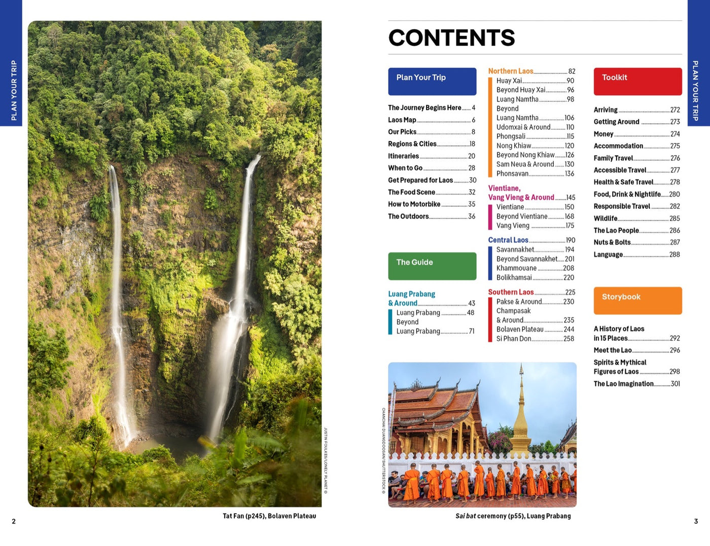 Lonely Planet Laos inside page 1