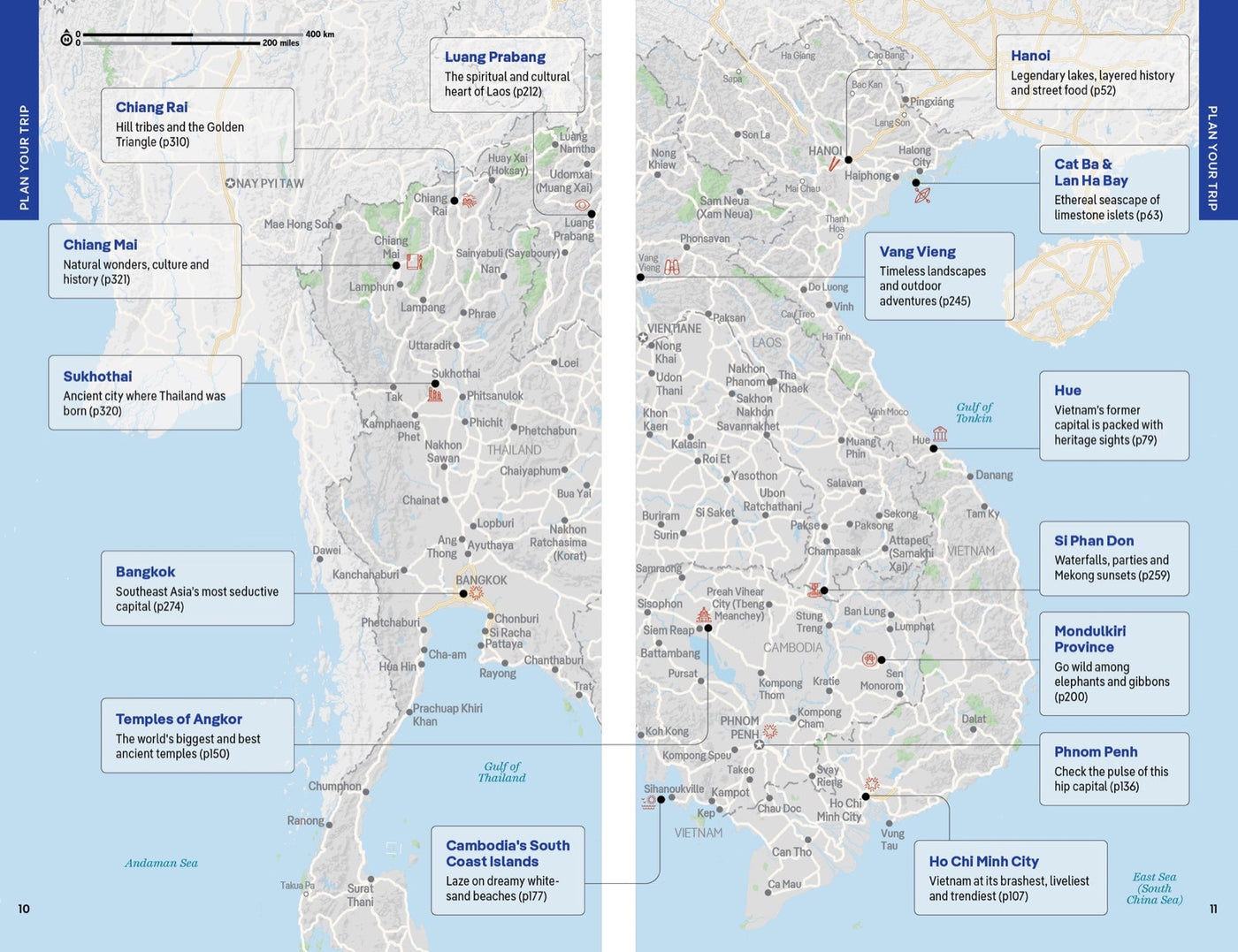 Lonely Planet Vietnam, Cambodia, Laos & Northern Thailand inside page 3