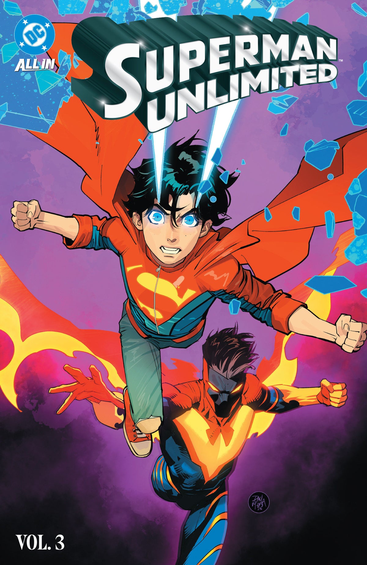 Superman Unlimited Vol. 3: Reign of the Superboys - Tomorrow Man cover (ISBN 9781799516279)