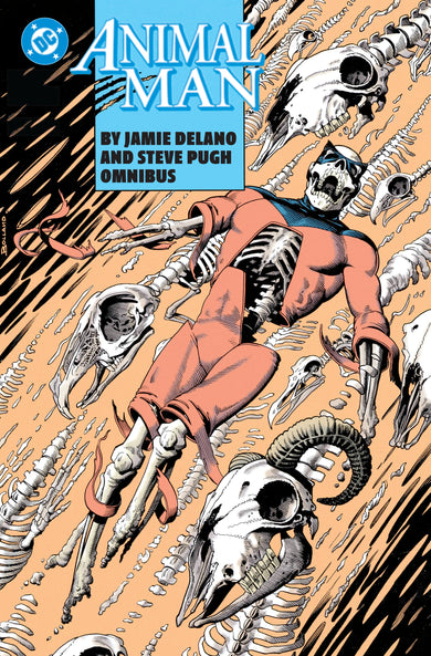 Animal Man by Jamie Delano and Steve Pugh Omnibus cover (ISBN 9781799516392)