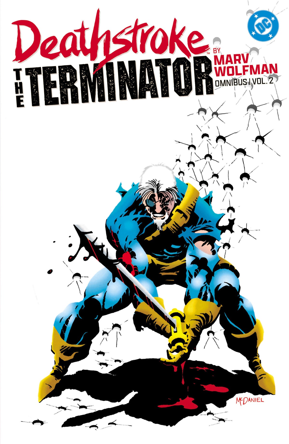 Deathstroke: The Terminator by Marv Wolfman Omnibus Vol. 2 cover (ISBN 9781799516507)