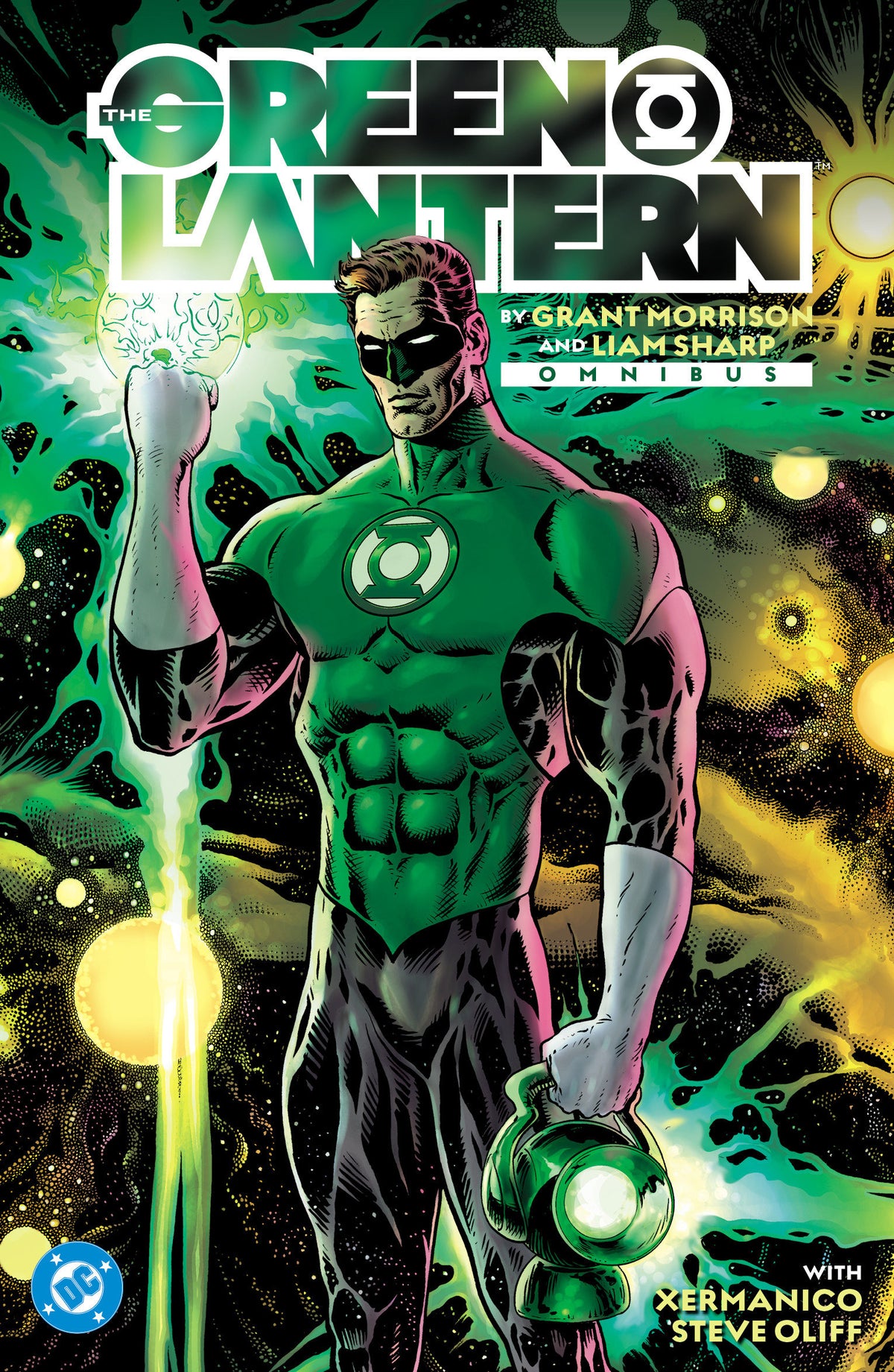 The Green Lantern by Grant Morrison and Liam Sharp Omnibus cover (ISBN 9781799516576)