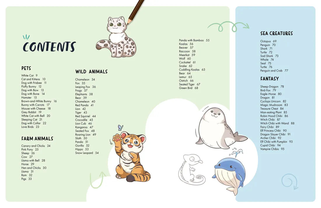 200 Cute Things to Draw US - Book