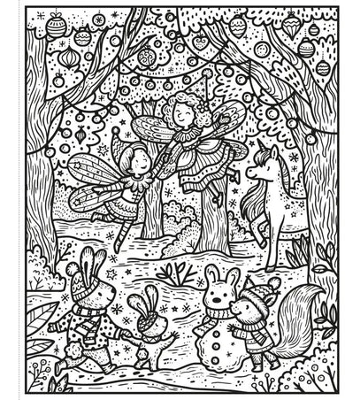 Winter Wonderland Magic Painting Book GB - Paperback / softback