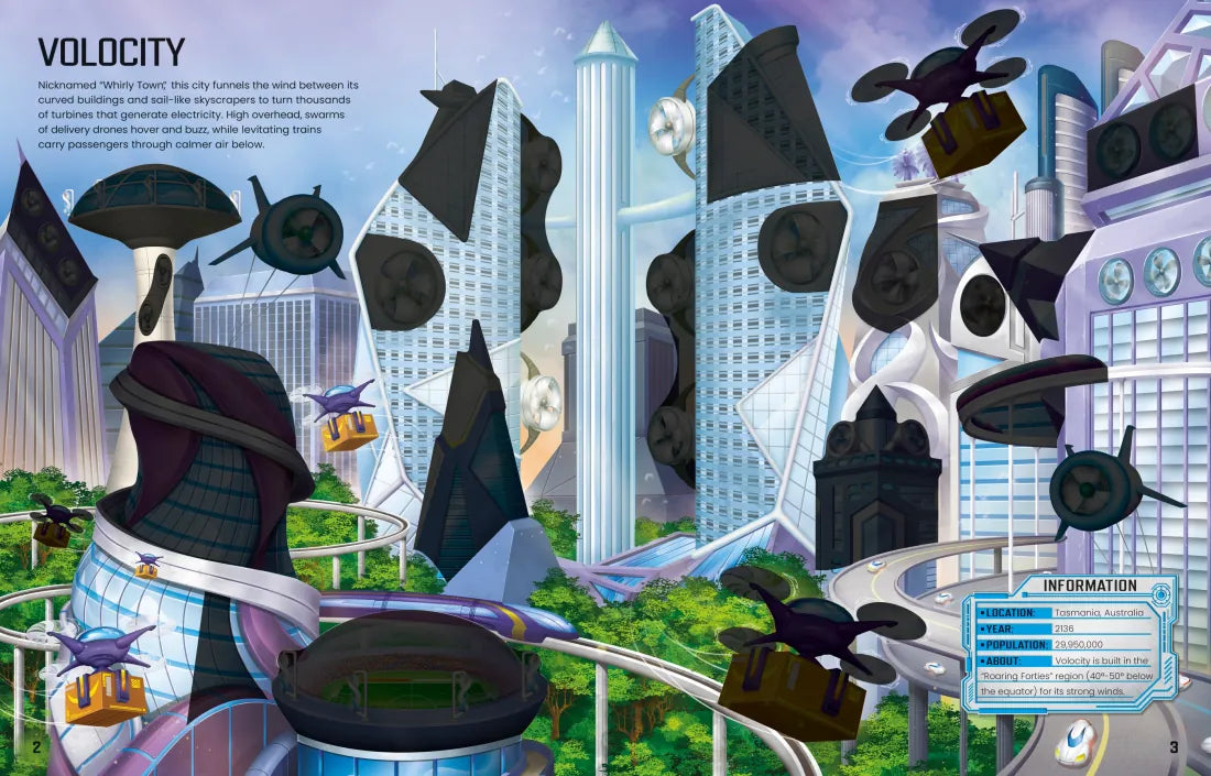 Build Your Own Futuristic Cities GB - Paperback / softback