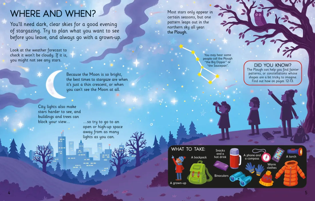Usborne Stargazing Book GB - Paperback / softback