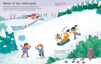 First Sticker Book Weather and Seasons GB - Paperback / softback