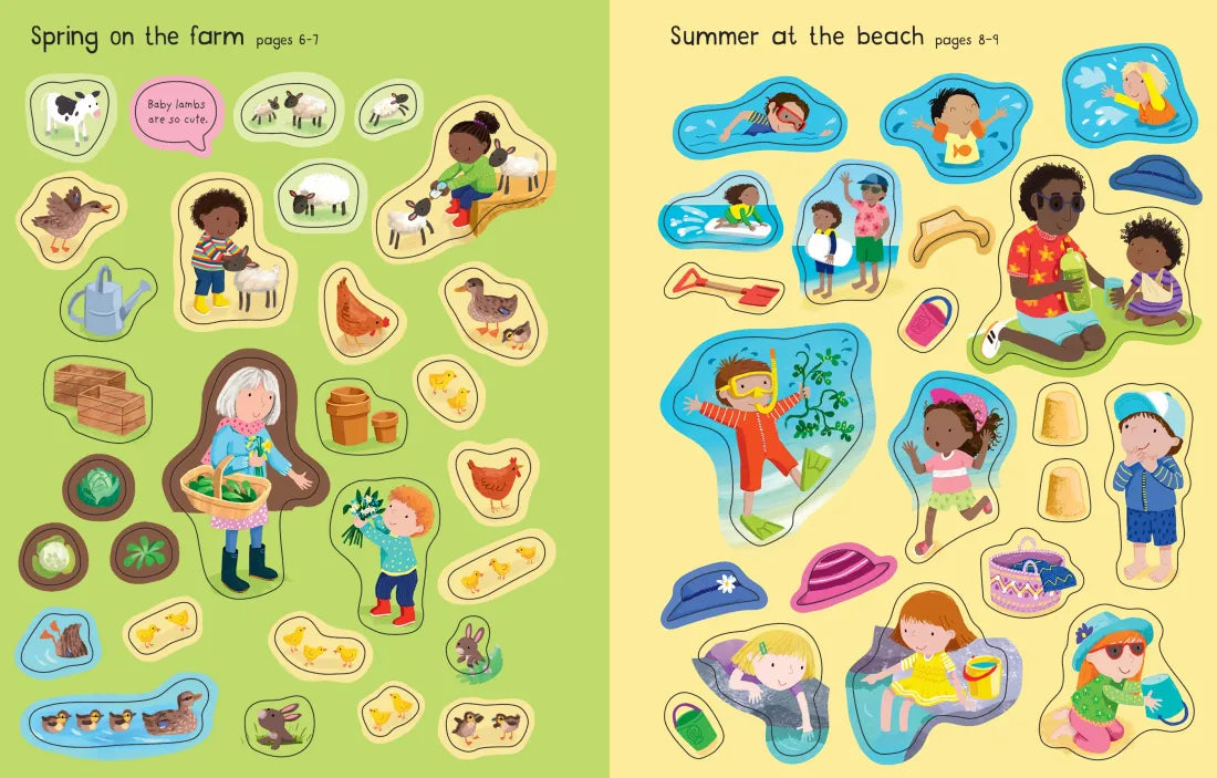 First Sticker Book Weather and Seasons GB - Paperback / softback