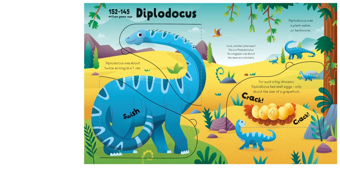 Great Big Dinosaurs (with great big flaps) GB - Board book