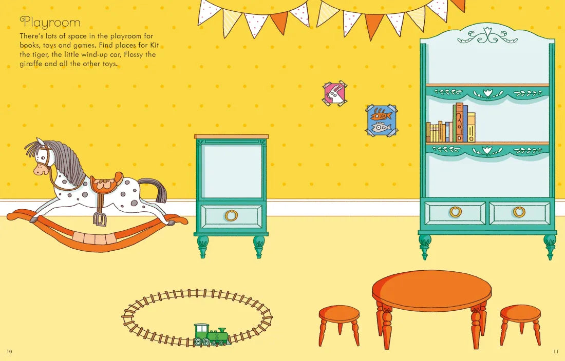 First Sticker Book Doll's House GB - Paperback / softback (9781805077398)