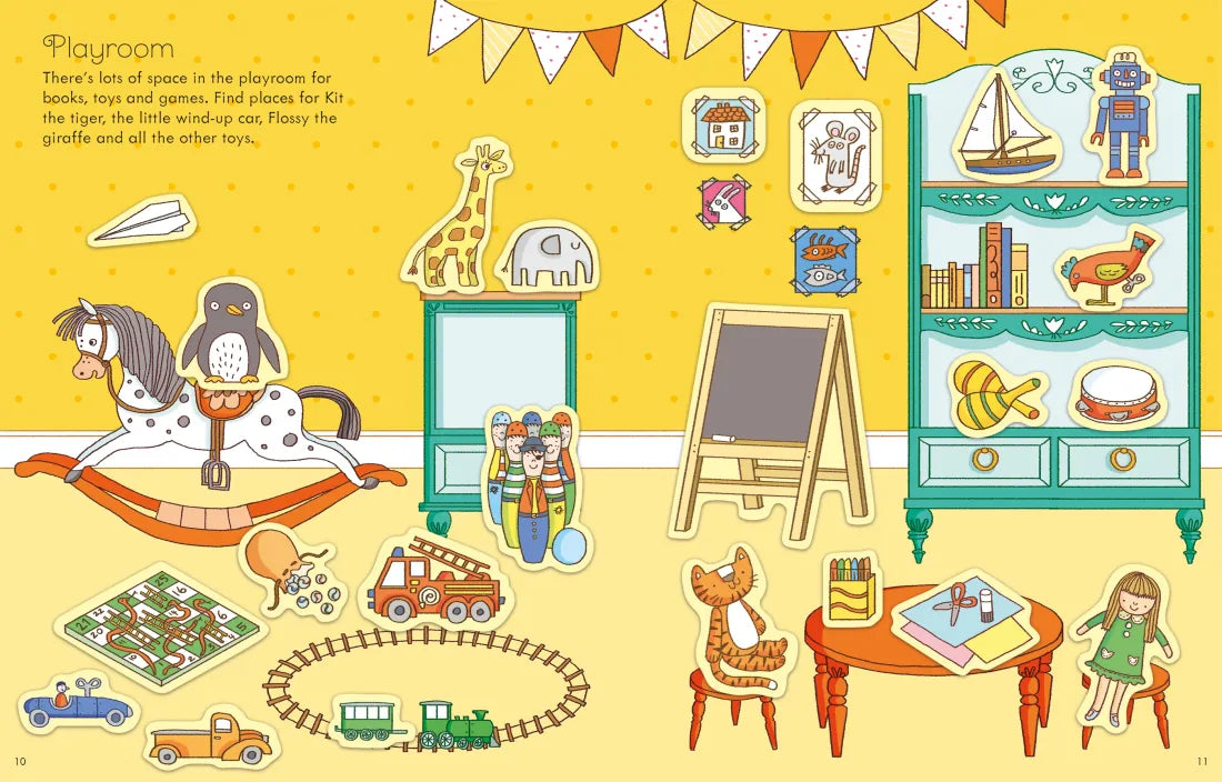 First Sticker Book Doll's House GB - Paperback / softback (9781805077398)