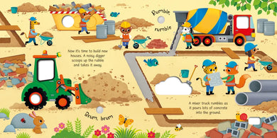 Building Site Sounds GB - Board book