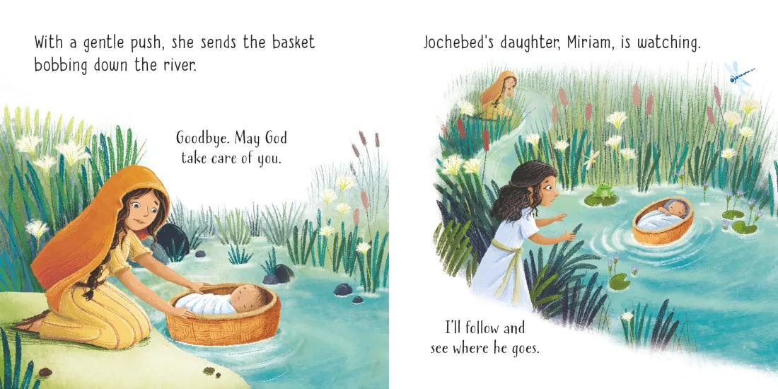 Moses in the Basket GB - Board book