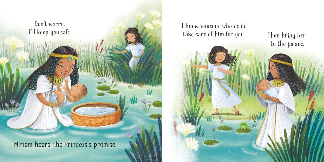 Moses in the Basket GB - Board book