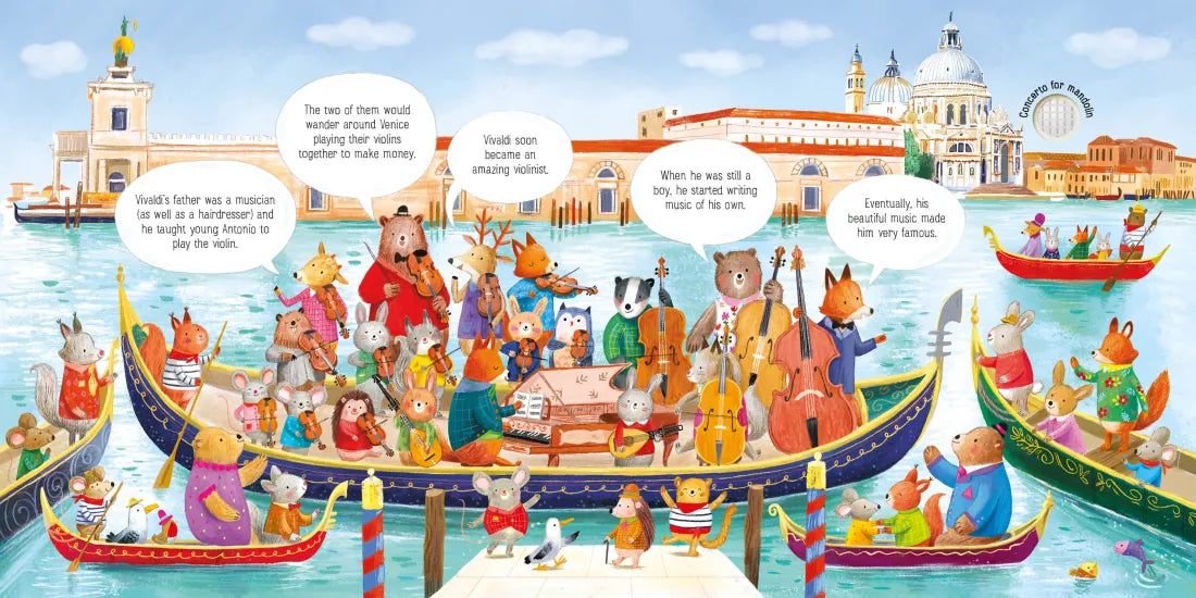 The Animal Orchestra Plays Vivaldi GB - Board book