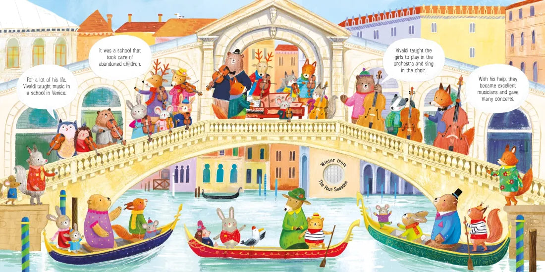 The Animal Orchestra Plays Vivaldi GB - Board book