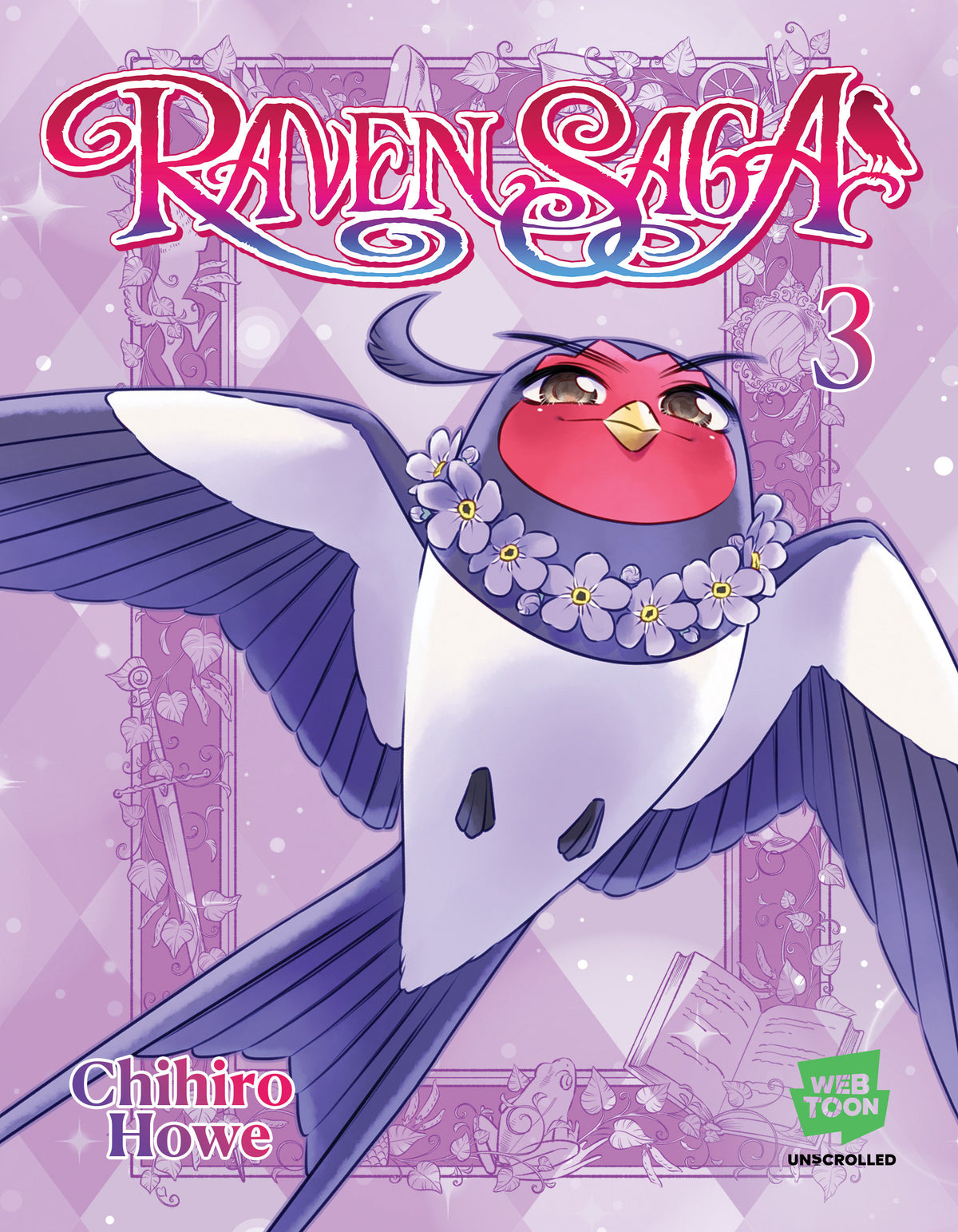 Raven Saga, vol. 3 cover (ISBN 9781834110561)