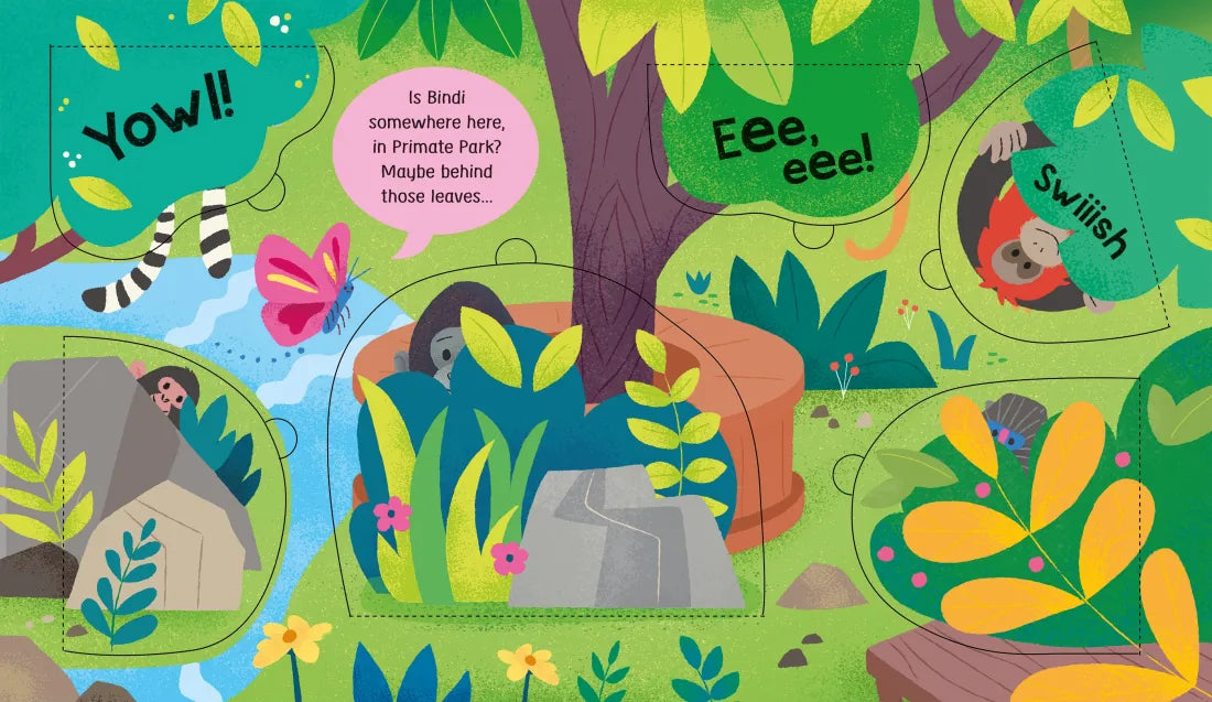 My First Lift-the-flap Spot and Say At the Zoo GB - Board book