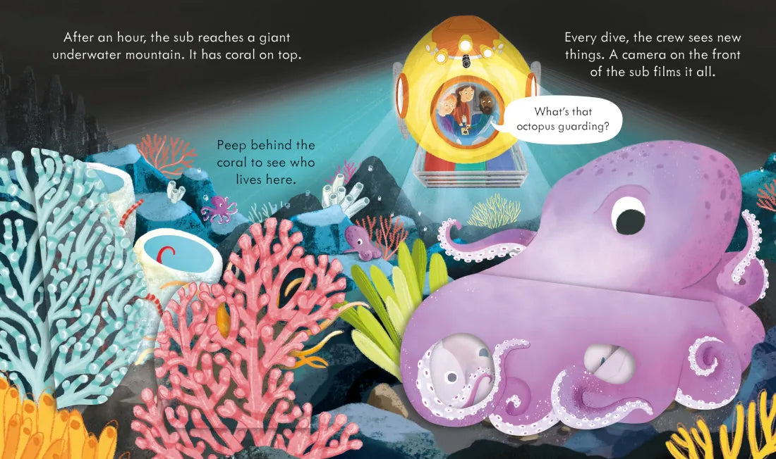 Peep Inside How a Submarine Works GB - Board book