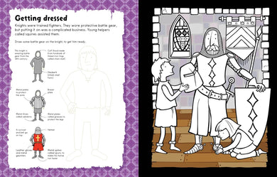 Knights and Castles Colouring and Activity Book GB - Paperback / softback