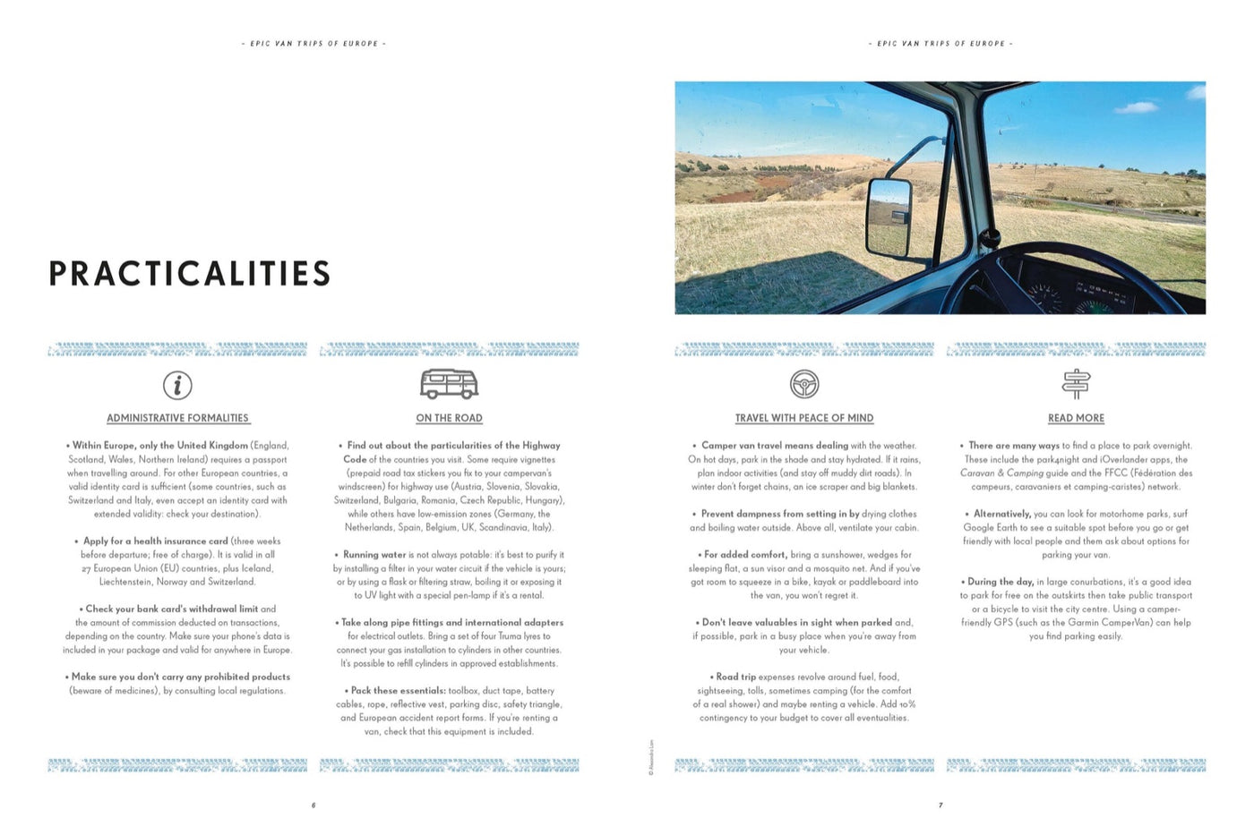 Lonely Planet Epic Van Trips of Europe inside page 2