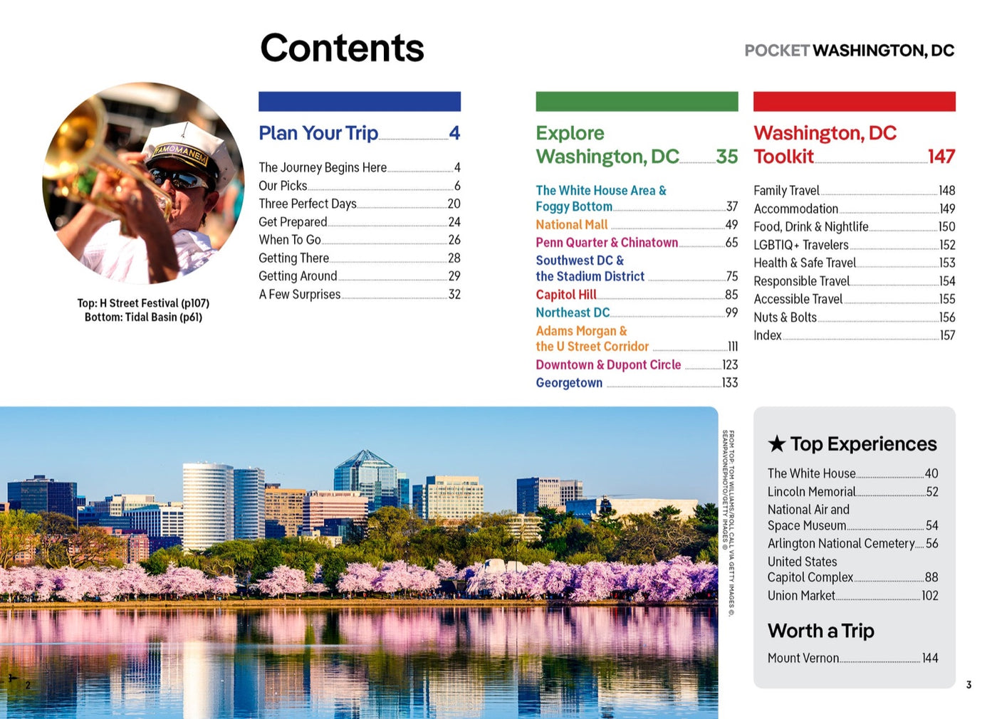 Lonely Planet Pocket Washington, DC inside page 1