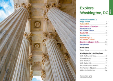 Lonely Planet Pocket Washington, DC inside page 8