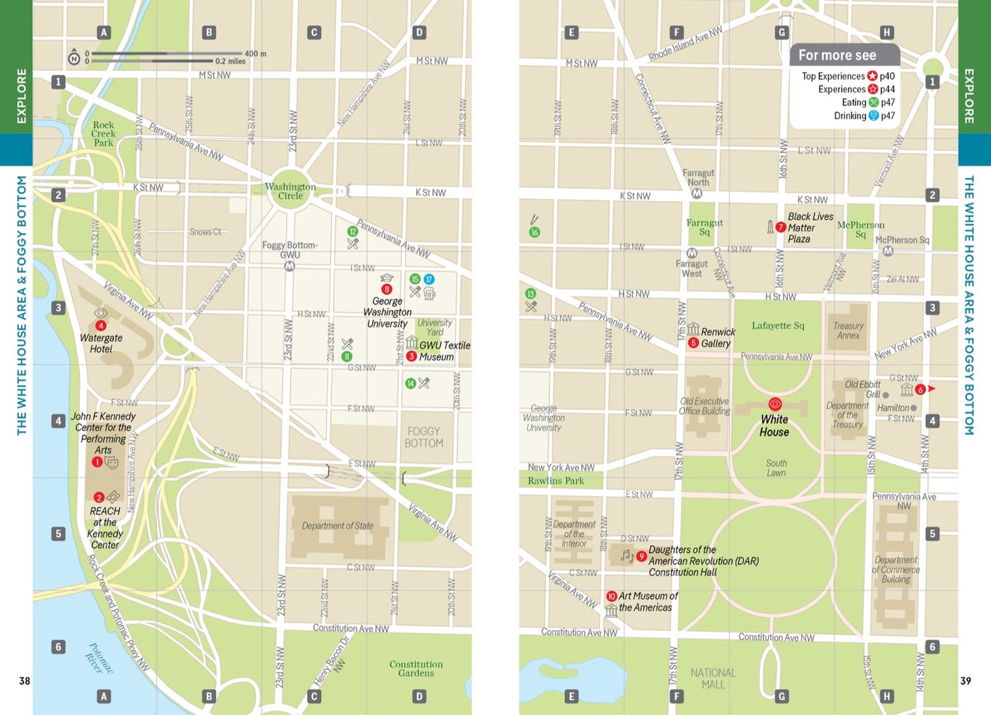 Lonely Planet Pocket Washington, DC inside page 10