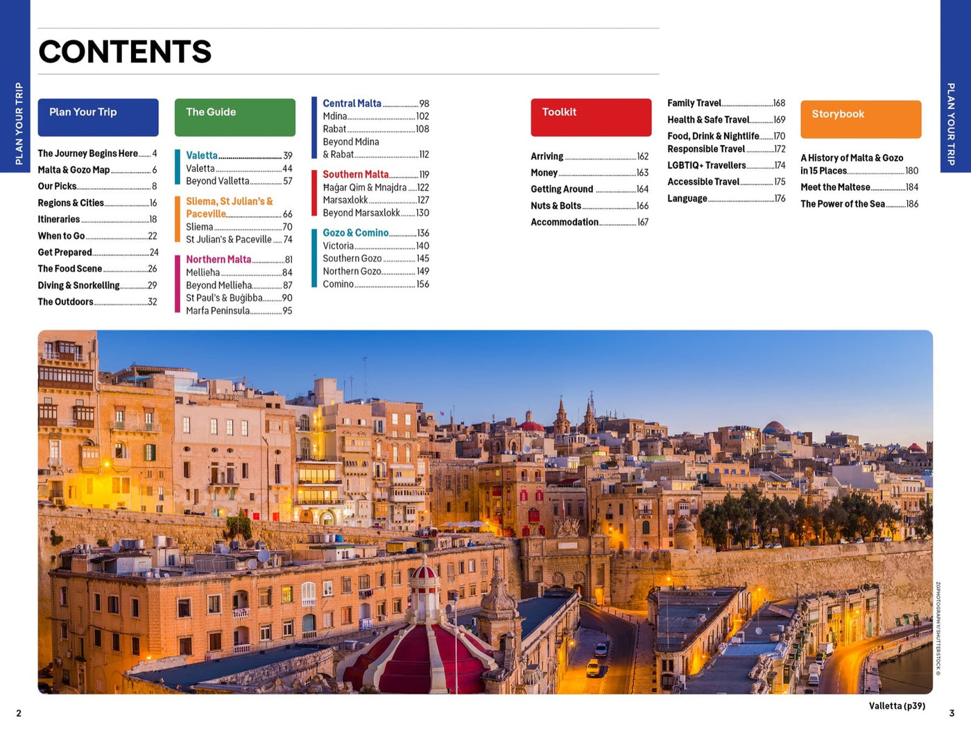 Lonely Planet Malta & Gozo inside page 1