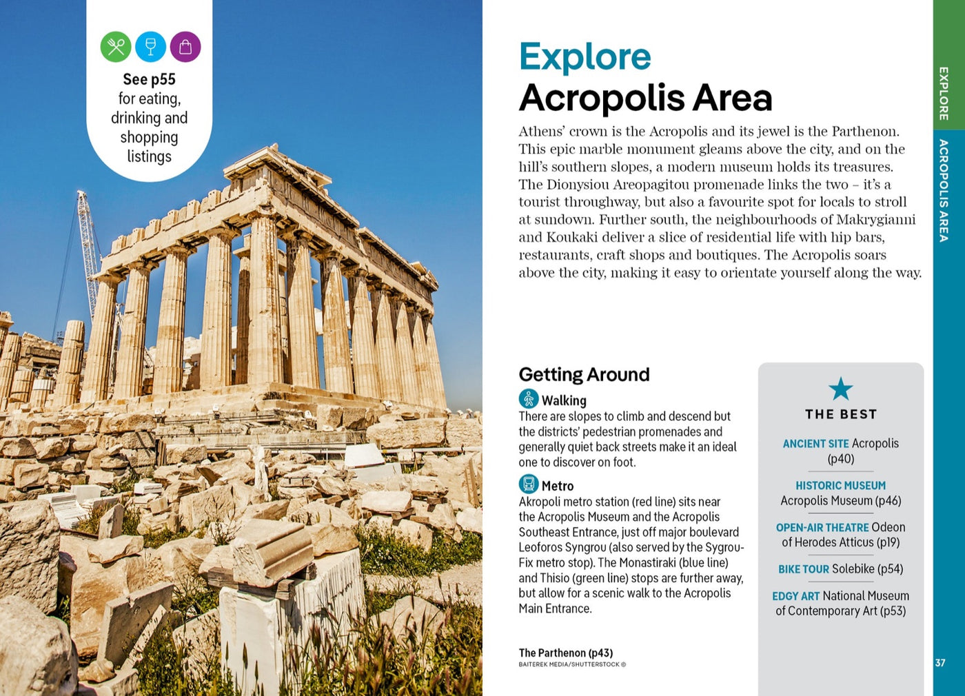 Lonely Planet Pocket Athens inside page 10