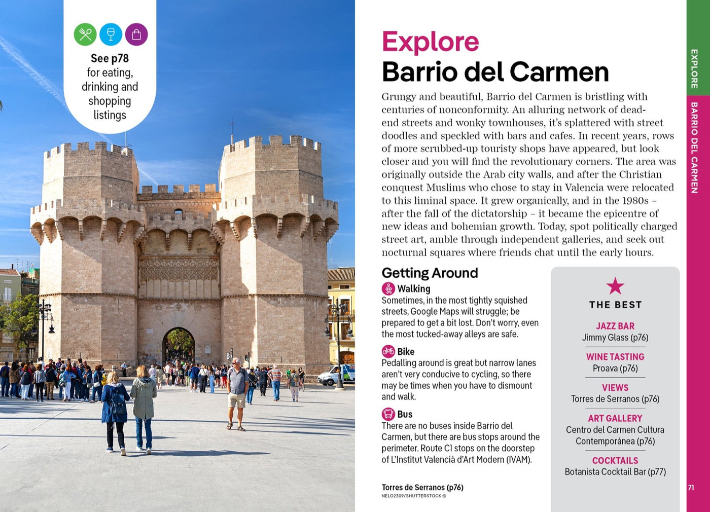 Lonely Planet Pocket Valencia inside page 8