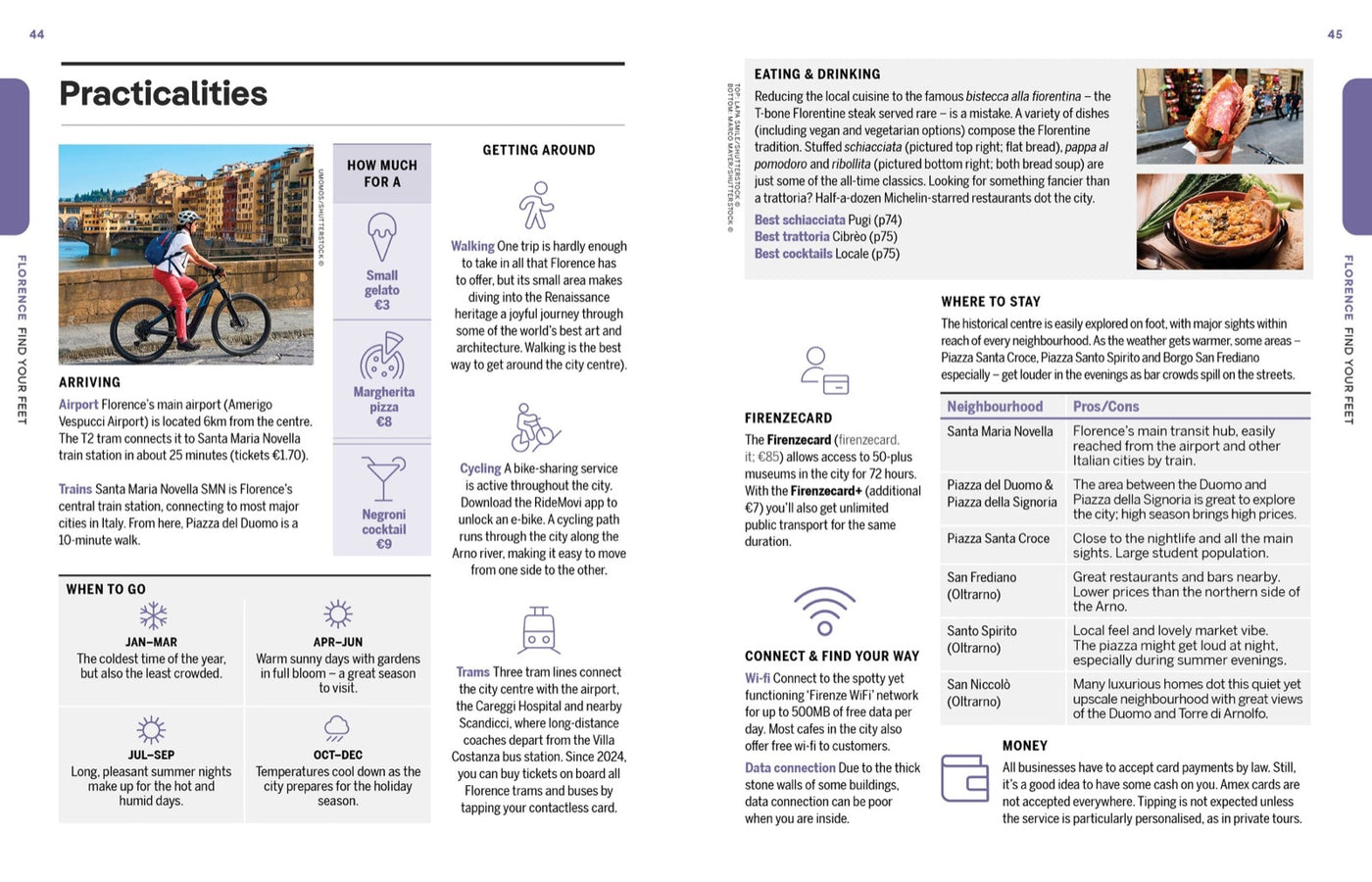 Lonely Planet Experience Tuscany inside page 10