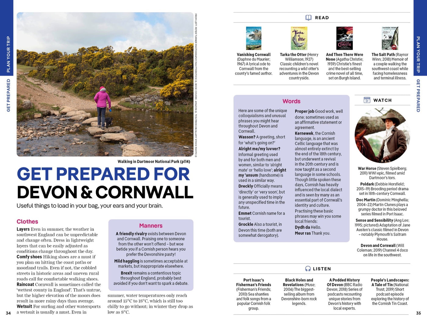 Lonely Planet Devon & Cornwall inside page 7