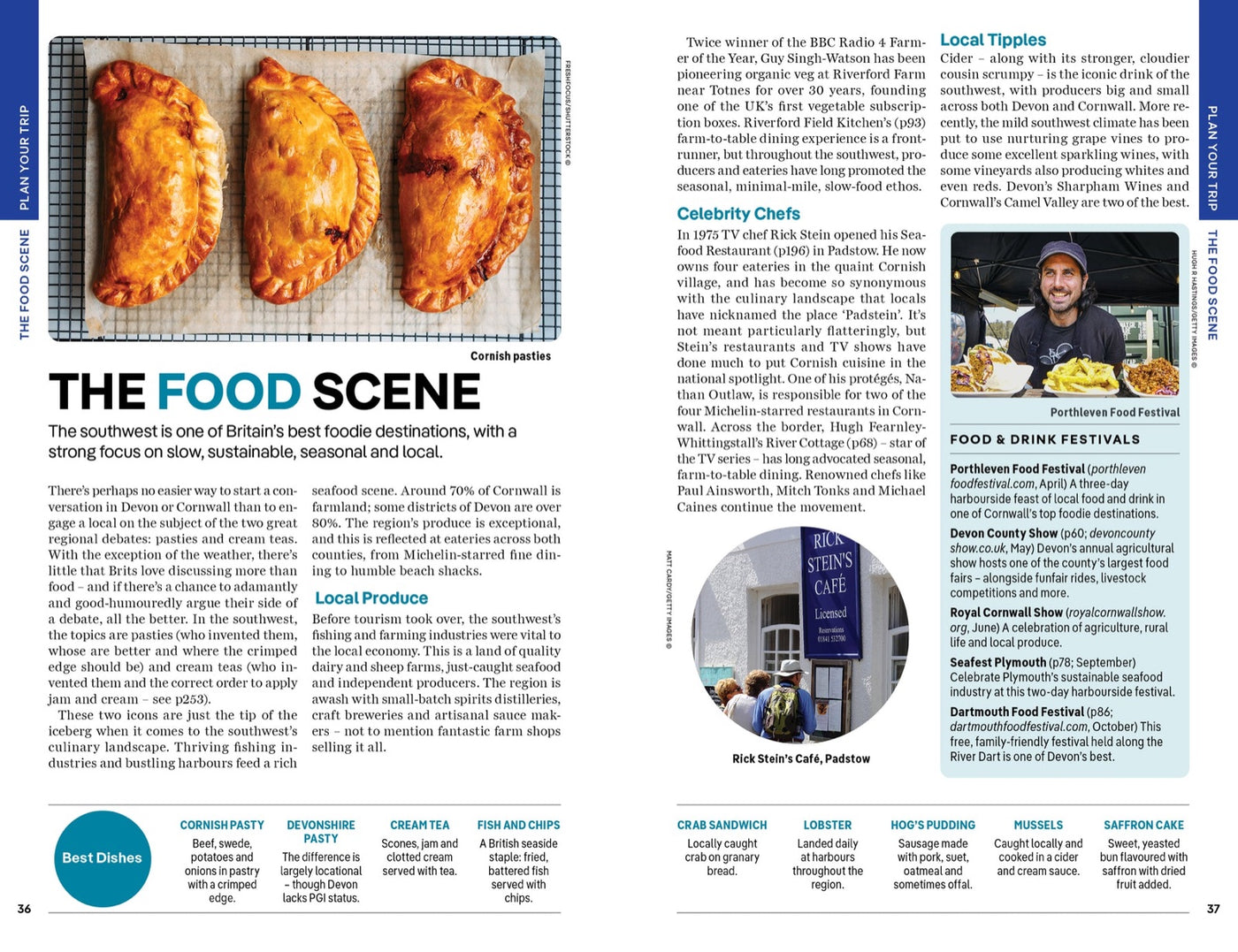 Lonely Planet Devon & Cornwall inside page 8