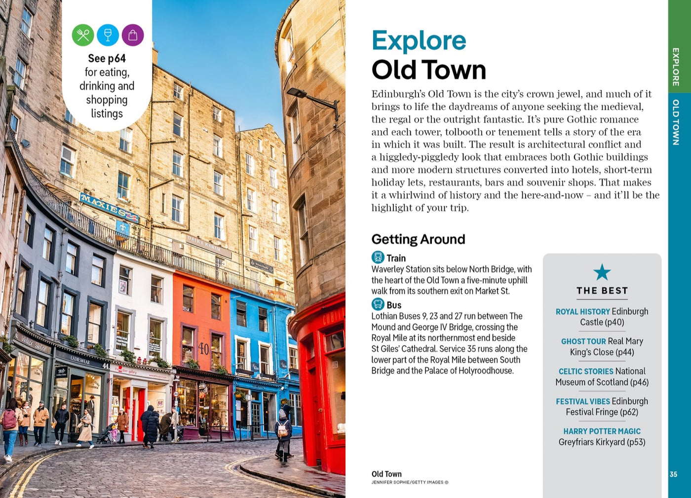 Lonely Planet Pocket Edinburgh inside page 9