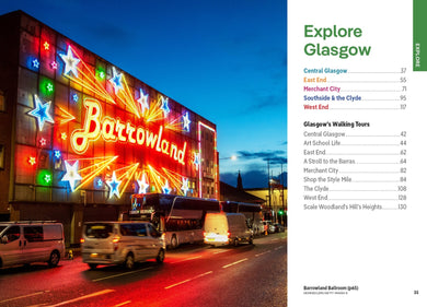 Lonely Planet Pocket Glasgow inside page 8