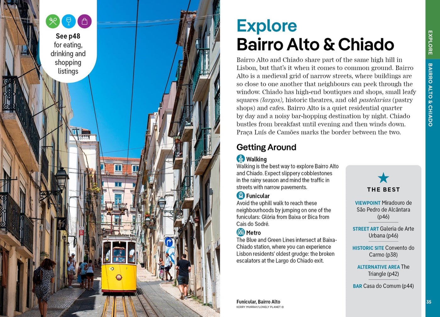 Lonely Planet Pocket Lisbon inside page 9