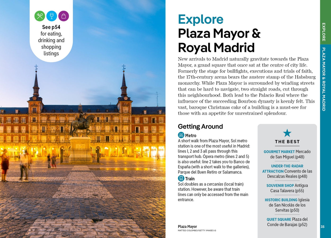 Lonely Planet Pocket Madrid inside page 7