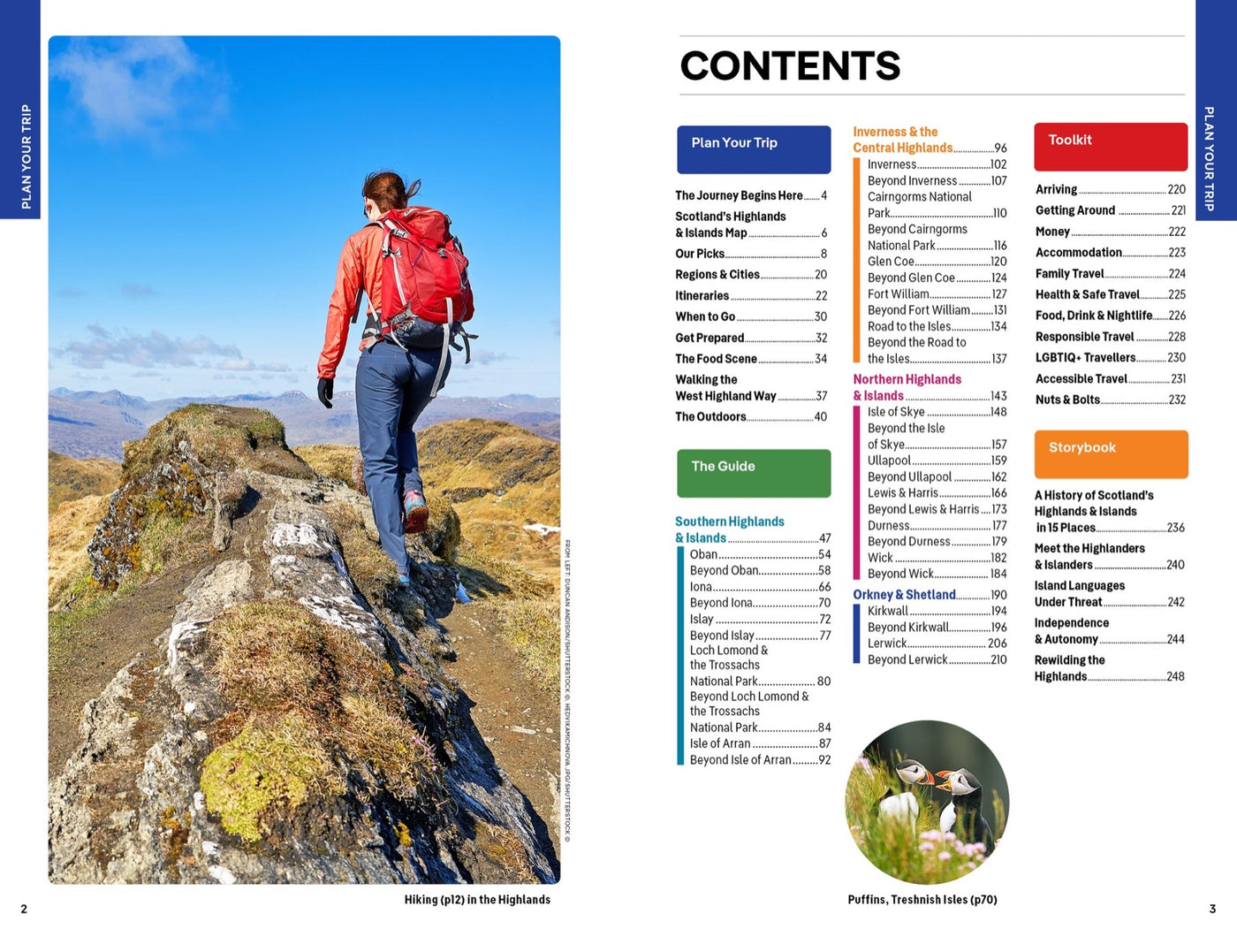 Lonely Planet Scotland's Highlands & Islands inside page 1