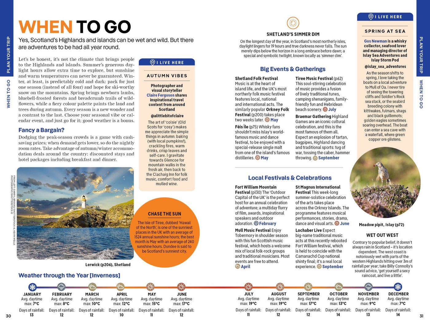 Lonely Planet Scotland's Highlands & Islands inside page 6