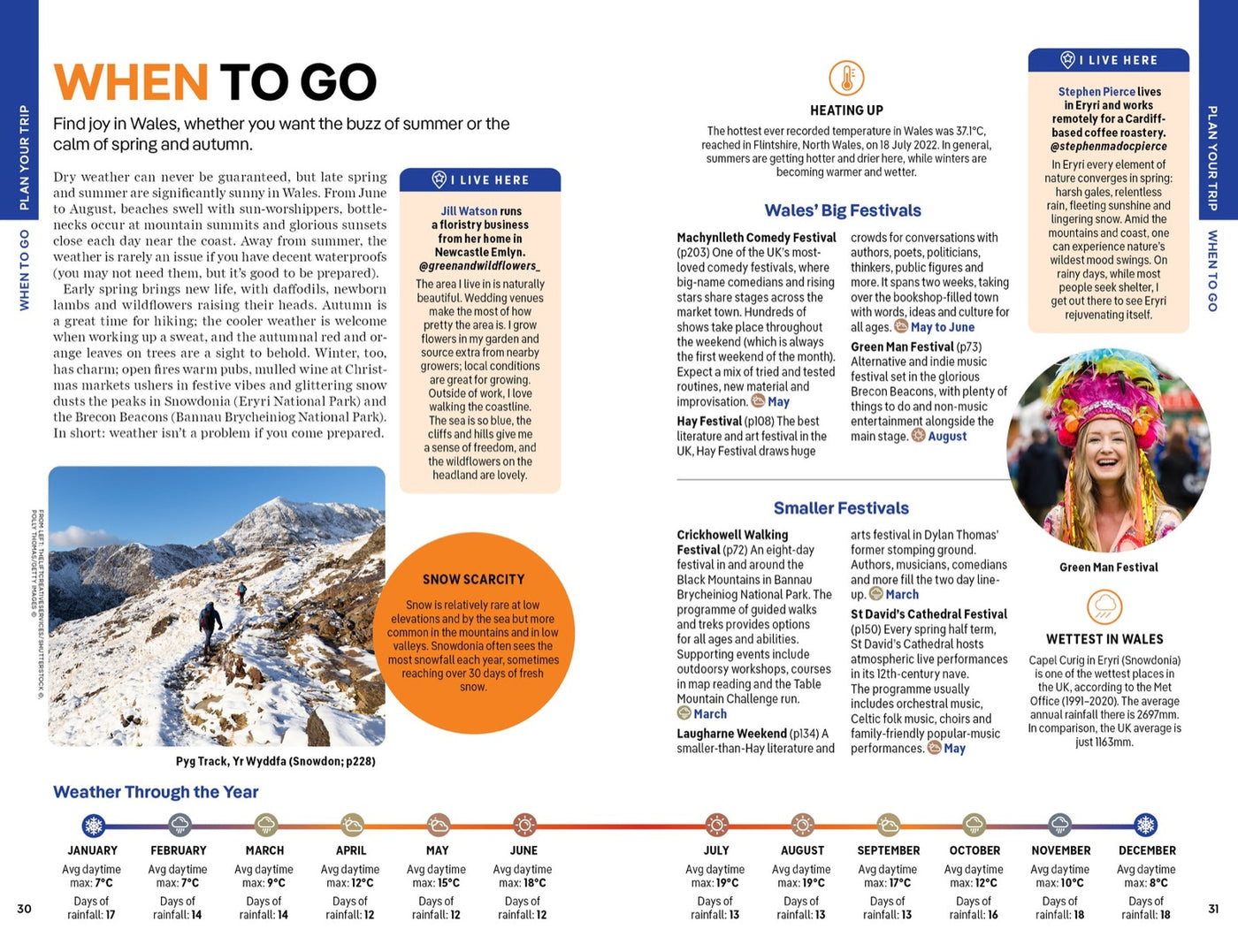 Lonely Planet Wales inside page 6