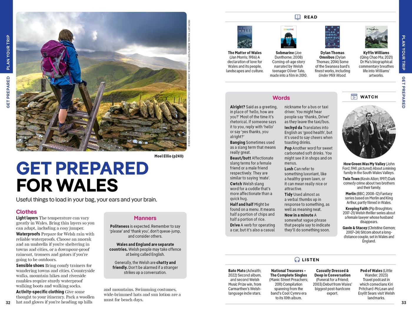 Lonely Planet Wales inside page 7