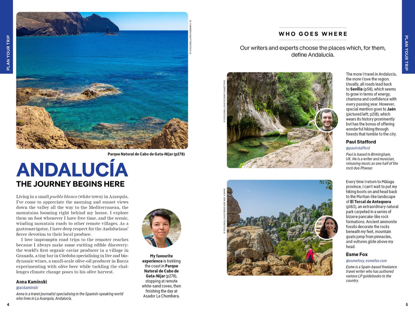 Lonely Planet Andalucia inside page 2