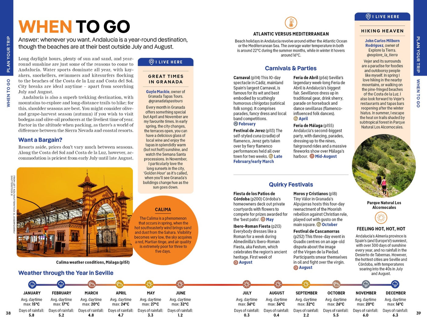 Lonely Planet Andalucia inside page 6