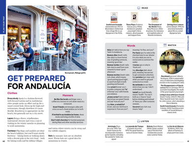 Lonely Planet Andalucia inside page 7