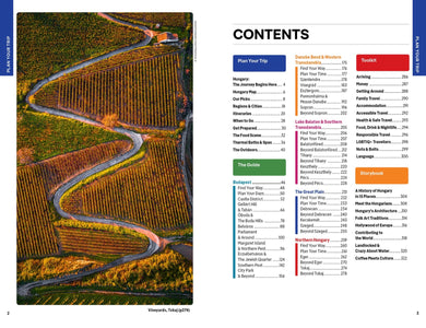 Lonely Planet Budapest & Hungary inside page 1